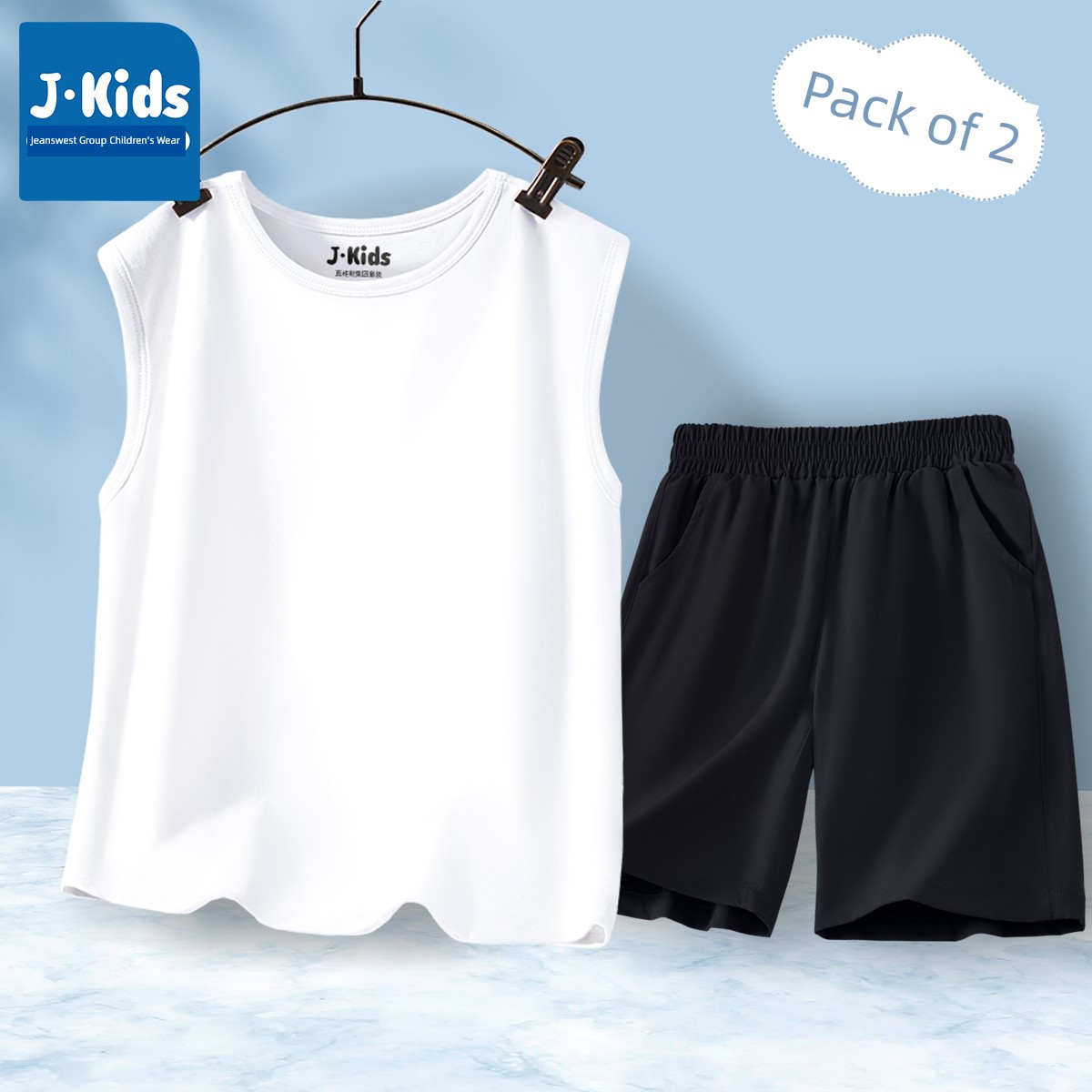 Zhenvis J. Kids Kids White Short Sleeve Summer Pure Cotton Three-Proof Half Sleeve Pure Color New Arrival Boys Girl T-Shirt — 5