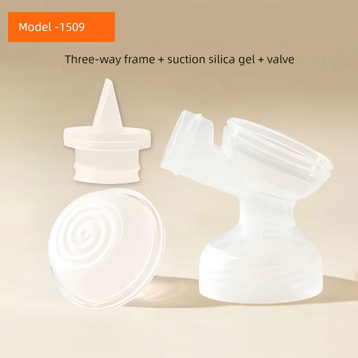 Suitable for Boga 1509/1517 Breast Pump Accessories Breast Shield Suction Silicone Valve Catheter Three-Way Bracket M3 — 3