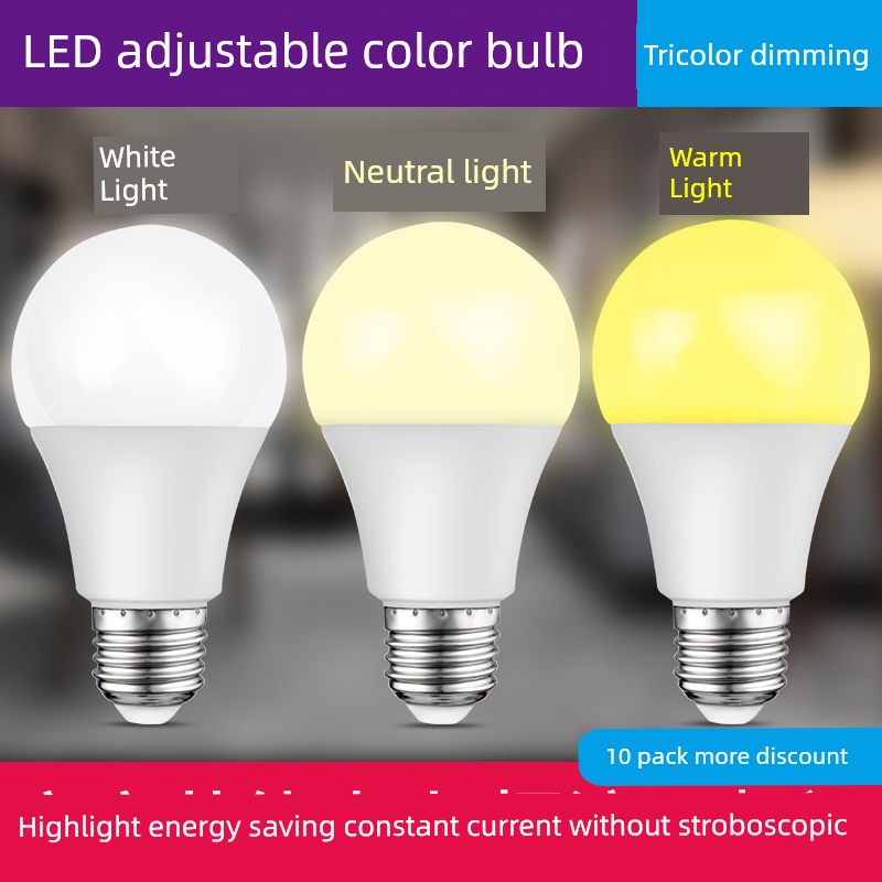 Energy Saving Threads Band Warm Yellow Light Color Changing LED Bulb