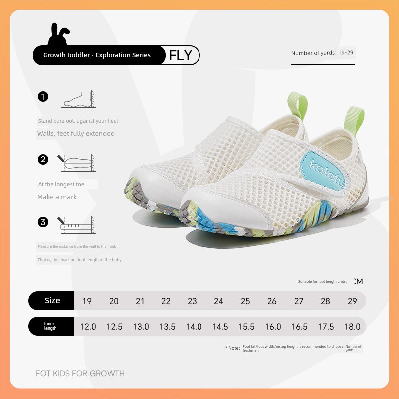 Crtartu Sports Anti-Slip Breathable Baby Children's Sandals — 3