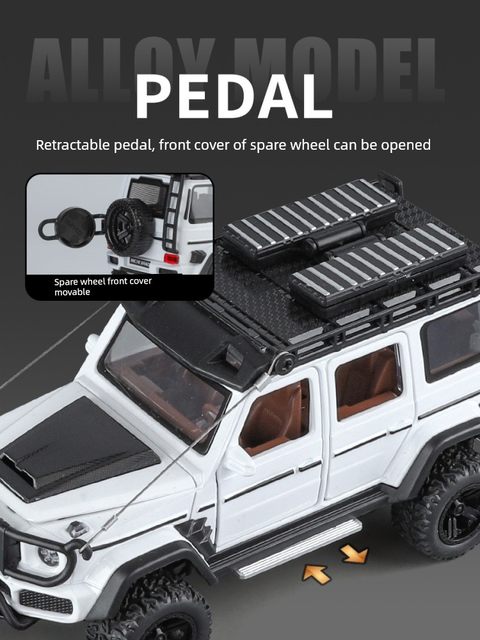 1 32 large Mercedes-Benz G550 modified alloy car simulation 4*4 off-road vehicle SUV ornaments boys toy car
