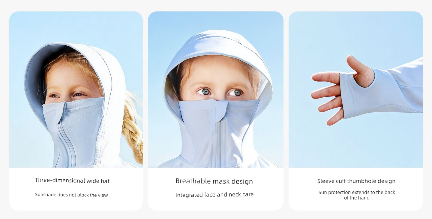 Ouyun [Jelly Cool] Baby Sun Protection Clothing Summer Cool Thin Jacket for Boys and Girls, Infant Lightweight Coat, Children's Sun Protection Shirt — 18