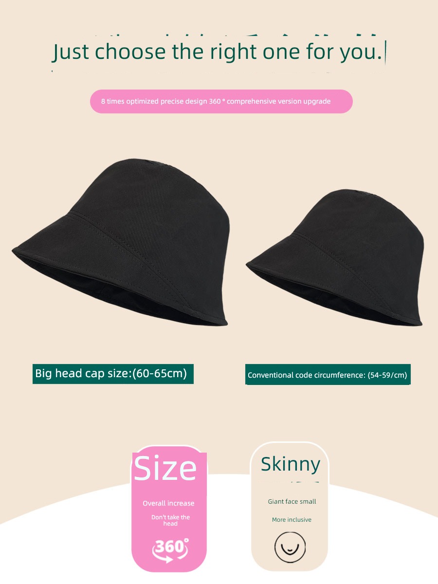 Big head star female Autumn and winter solar system Advanced sense Hat
