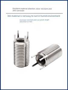 Metric Nitronic60Ni60 Light/Heavy Duty Pin Screw Sleeves/Threaded Sleeves Anti-Seismic Anti-Loosening Steel Sleeves with