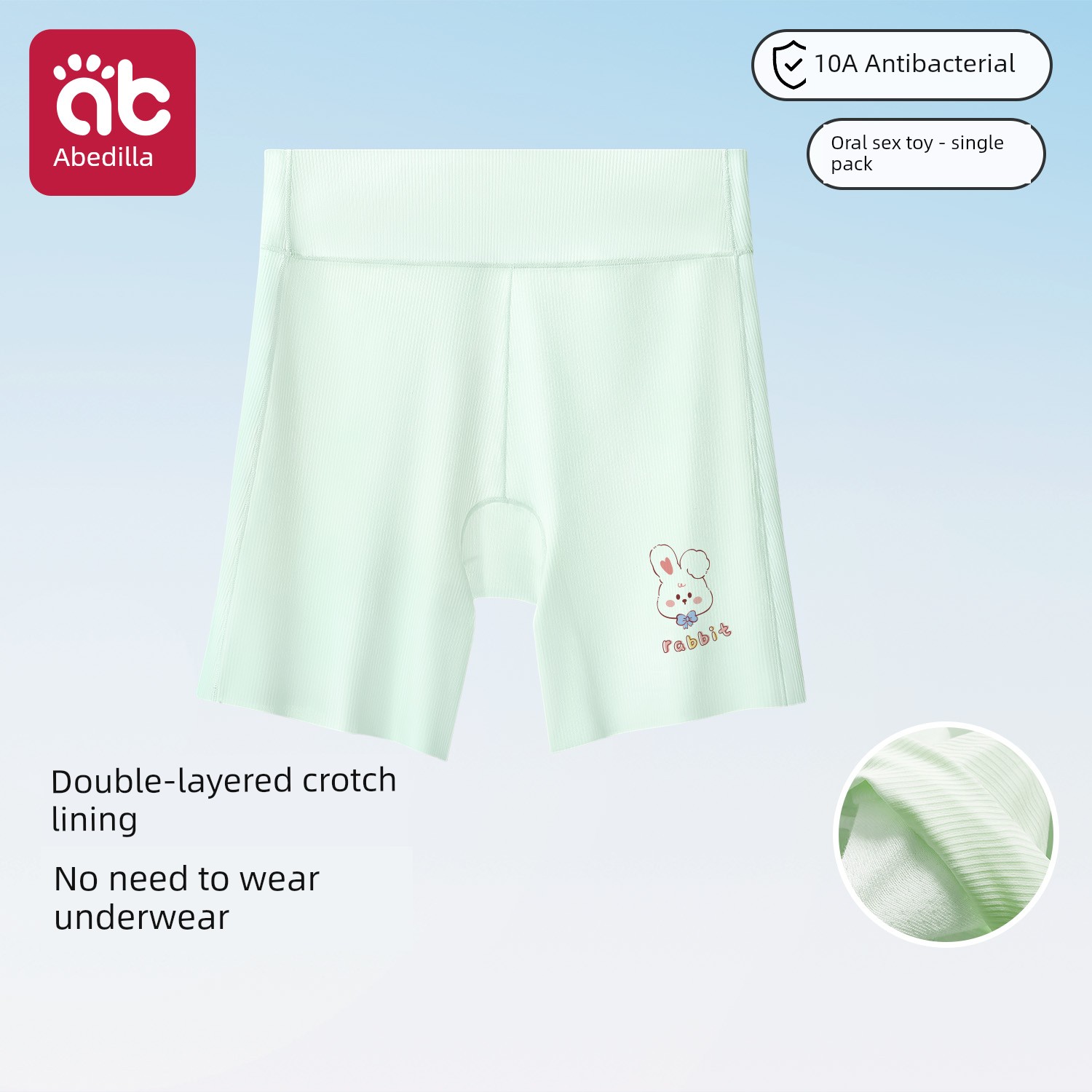 Girls' Safety Shorts and Underwear Two-In-One, Anti-Exposure Leggings for Baby Girls, Summer Thin Style — 3
