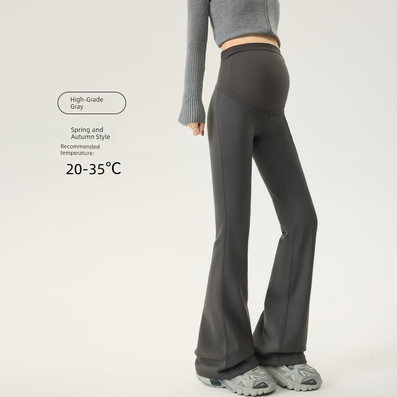 Maternity Pants for Outdoor Wear, Spring and Autumn Style, Slightly Flared, Suitable for Pregnant Women, Do Not Squeeze the Belly, Do Not Slip Down, for — 5