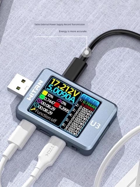WITRN Weijian U3L Voltage Ammeter USB Tester PD3.1 Deception PPS Fast Charge UFCS Aging EPR
