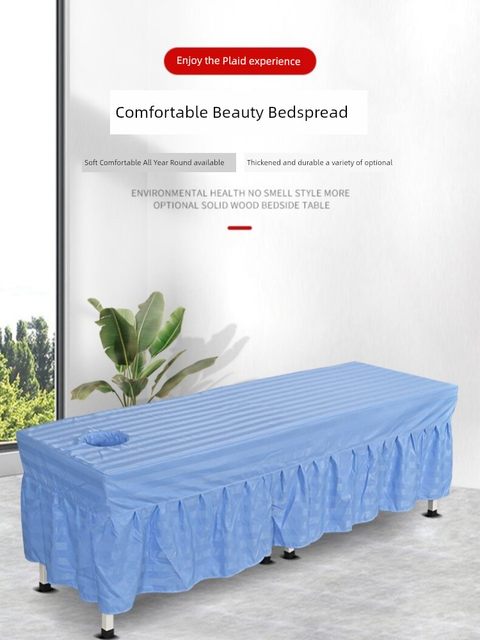 Free shipping pure cotton with holes and holes beauty massage sheets physiotherapy massage beauty bed covers cotton bed cover anti-slip sheets