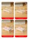 Transparent tape cutter small tape tear breaker student special tape storage pedestal double serrated tooth can be stacked