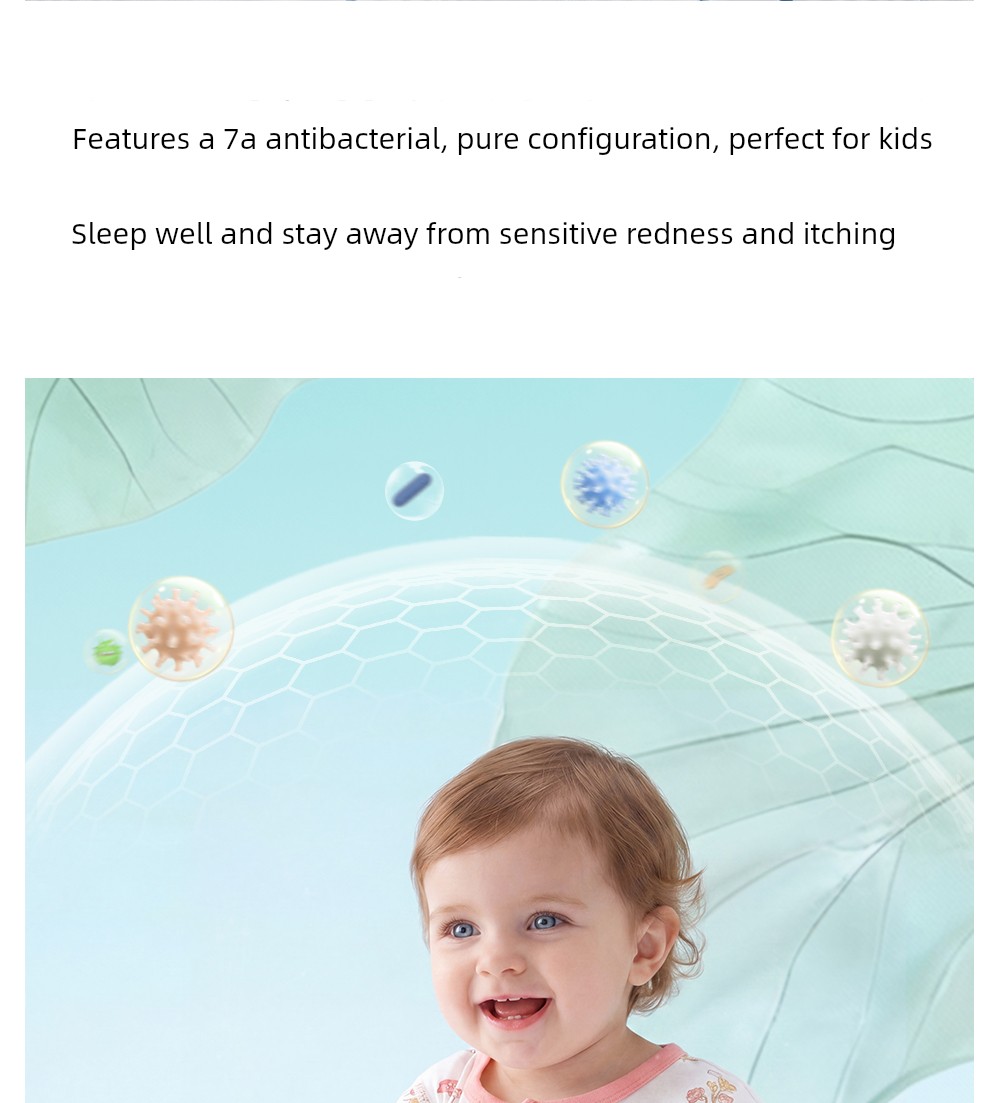 Beitais [Little Cool Skin] Baby Clothes Summer Thin Style Baby Romper Three-Quarter Sleeve Pajamas Pure Cotton Air Conditioning Suit — 16