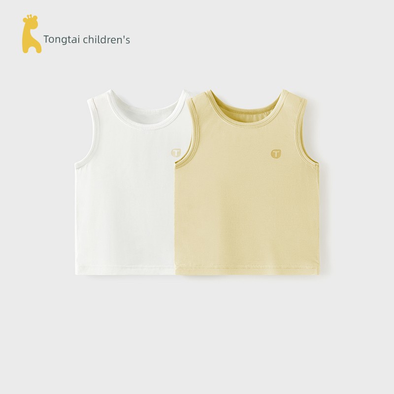 Tongtai Baby Summer T-shirt Modal 2-Piece Vest — 2