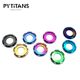PYTITANS factory direct sales titanium alloy fancy step gasket washer screw gasket M6/M8/M10