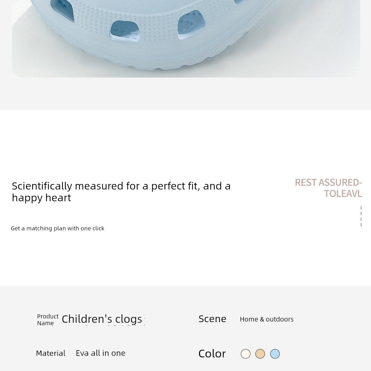 Lidani Kidsren's Clogs for Girls with Arch Support 2026 New Summer Beach Sandals Girls' Slippers for Outdoor Wear — 23