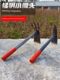 Manganese steel vegetable planting flowers household weeding small hoe outdoor pickaxe hoe digging wild vegetables weeding tools gardening small flower hoe