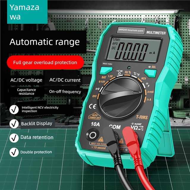 Shanze multimeter digital high-precision portable intelligent fully automatic home maintenance multifunctional electrician universal meter
