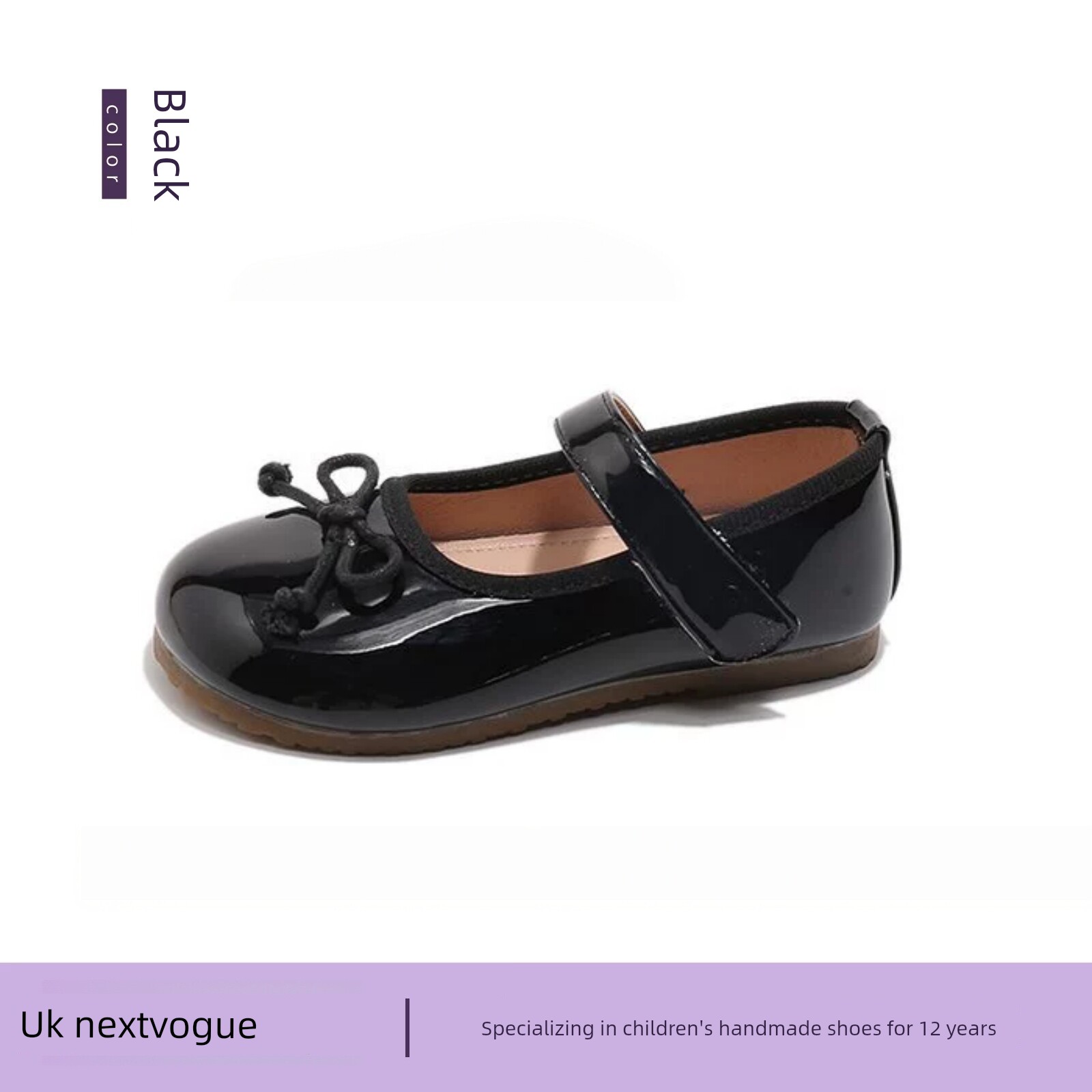 Black Leather Shoes for Girls, College Style, Suitable for Skirts, British Style, Versatile, Comfortable, Round Toe, 2026 New Model, Women's Summer Style — 8