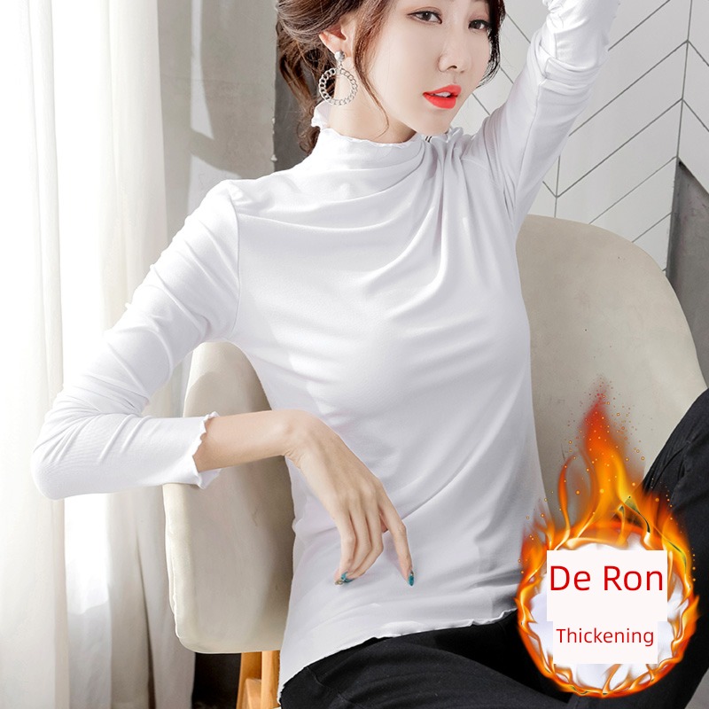 spring and autumn winter Foreign style ma'am Long sleeve T-shirt Undershirt