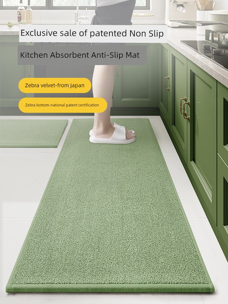 廚房專用l型地墊 止滑防水防油防髒耐髒 廚房家用吸水腳墊