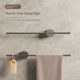 Towel rack bathroom punch-free storage rack bathroom wall-mounted kitchen single-rod towel bar slipper rack storage rod