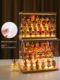 Blind box storage display rack with light dustproof doll display cabinet suitable for Pop Mart storage box figure display box