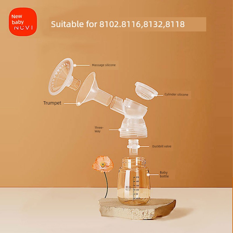 Xinbei Breast Pump Accessories Three-Way Valve 8132 Bilateral Electric Duckbill Valve 8116/8102/8130/8135 — 4