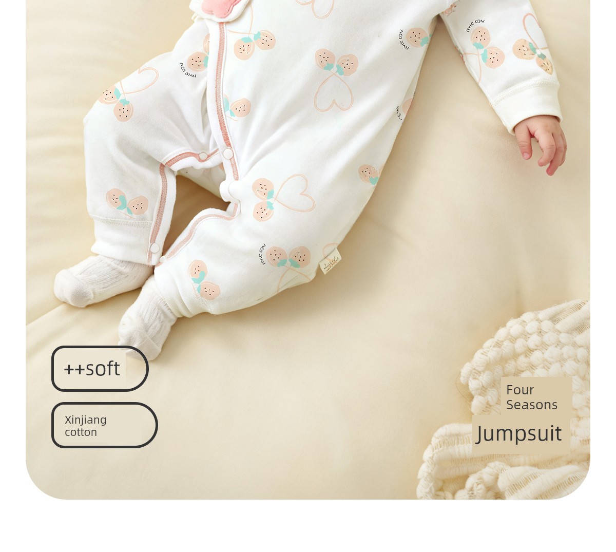 Autumn Clothes Pure Cotton Spring and Summer Long Sleeves Super Cute Jumpsuit — 9