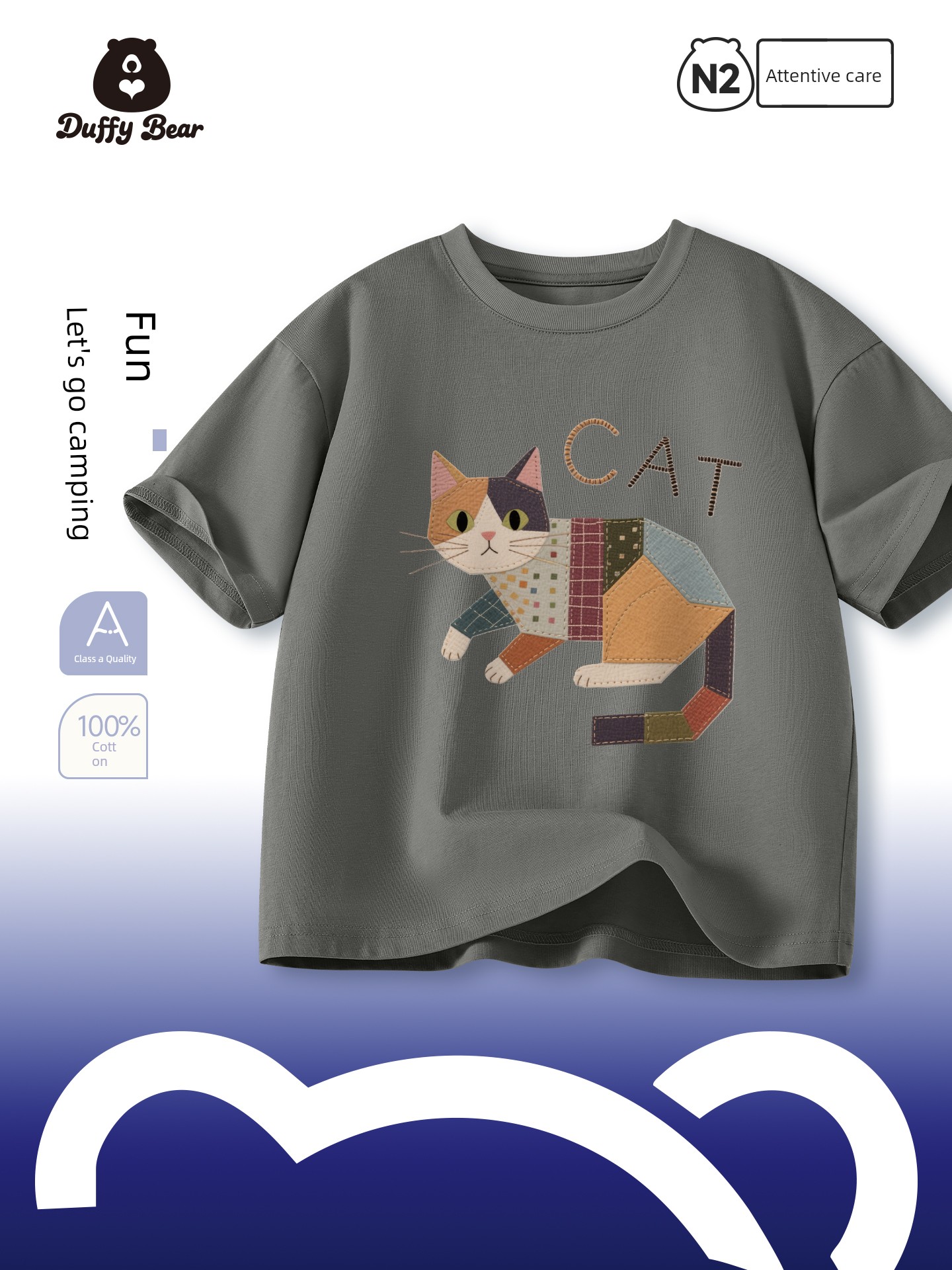 Boys' Short-Sleeved T-Shirt Summer Kidsren's Casual Versatile T-Shirt Thin Half-Sleeved Baby Summer Clothing Girls' Pure Cotton Top