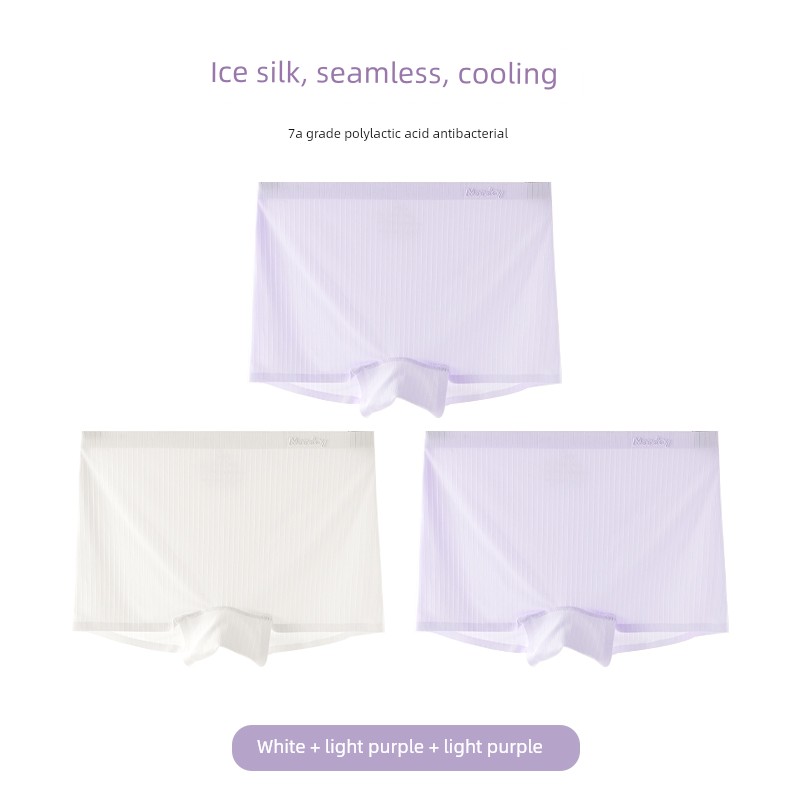 Girls' Boxer Briefs, Ice Silk Children's Summer Thin Style, Baby Girl's Four-Cornered Panties, Non-Binding Shorts for Girls — 1