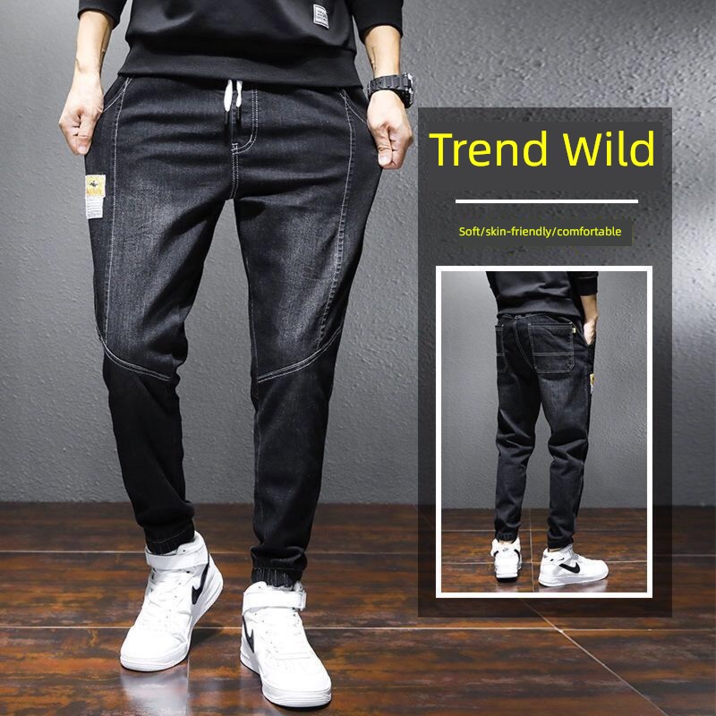 Nonmagnetic Dirt resistance wear-resisting go to work Spring and Autumn Jeans