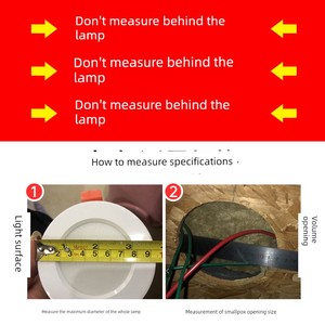 Factory Direct Sales Wholesale Led Downlight Recessed Hole Light 4-Inch 12W Round 6-Inch 18W Cutout 15cm Hole Light 15W
