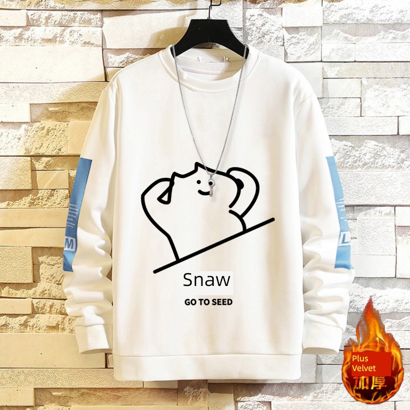 loaf on a job Paddle Autumn and winter Condom T-shirt leisure time Sweater