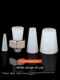 High temperature resistant conical silicone plug rubber hole plug plastic seal plug soft rubber nut thread plug