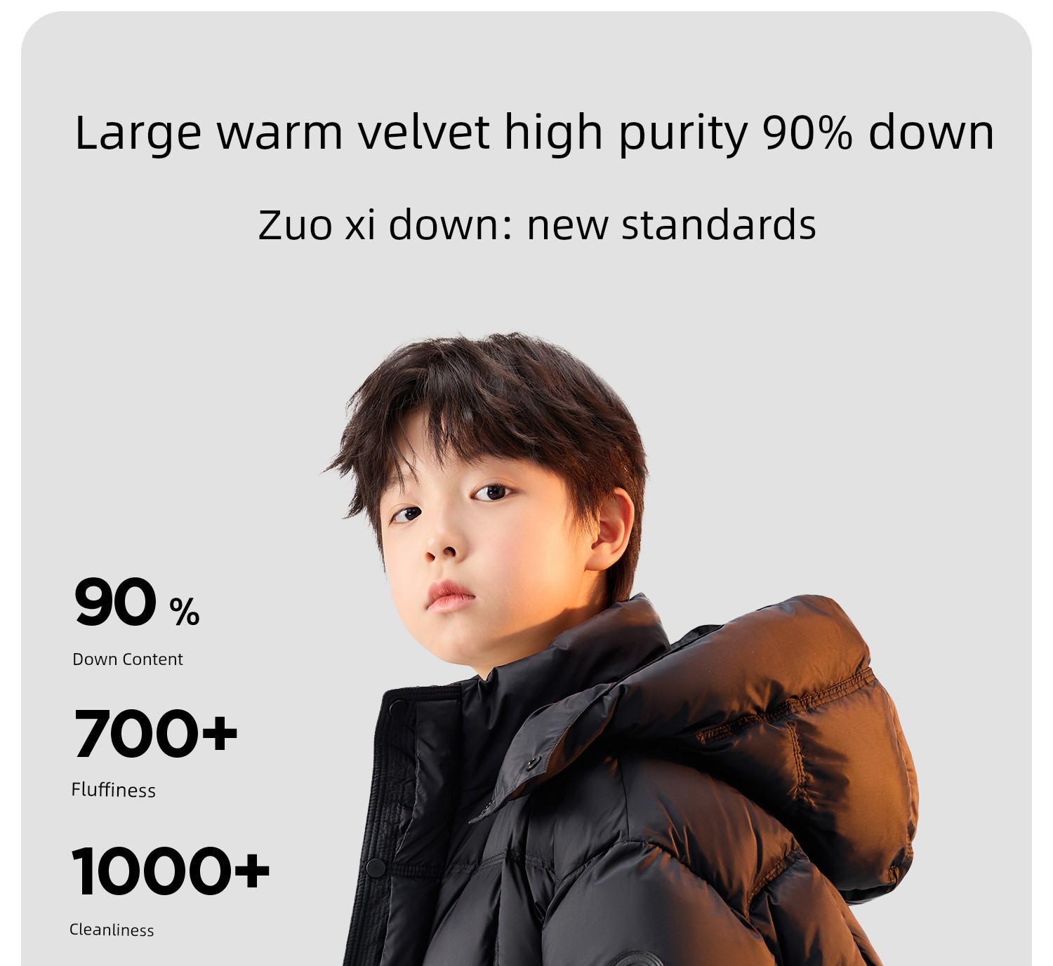 Zuoxi Children's Clothing Boys' down Jacket Winter Warm 2026 New Model Kids' Triple-Protection Thermal Storage Puffer Jacket for Older Children — 11