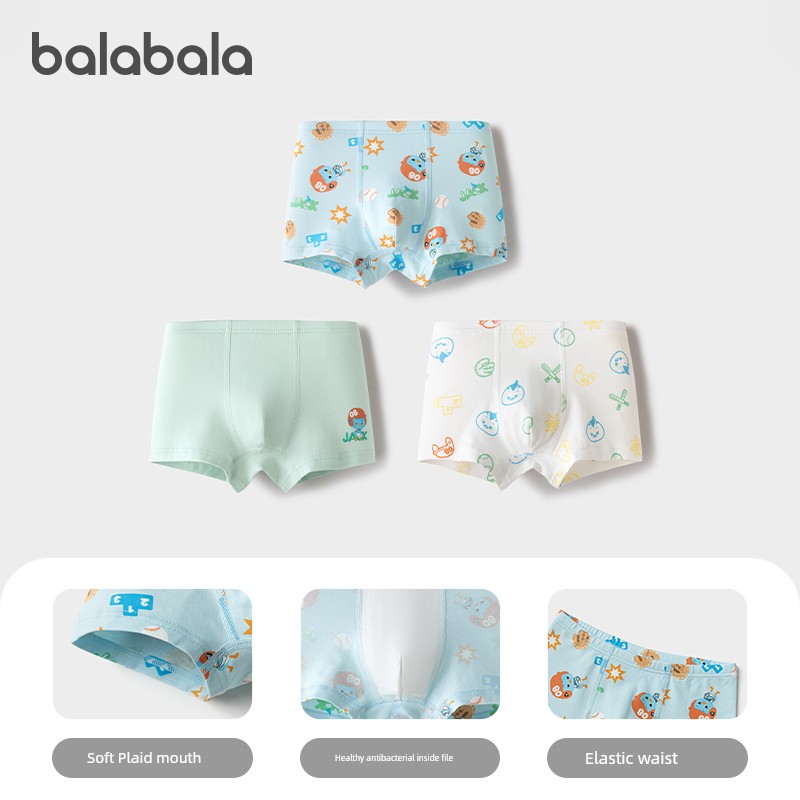 Balabala without Pp 3 Pairs/pack Children's Underwear — 6