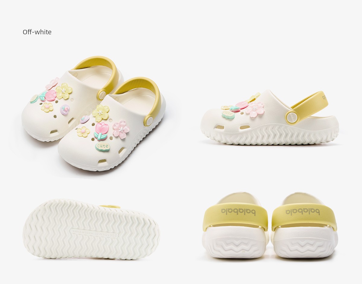 Balabala Kidsren's Slippers for Girls, Summer Baby Hole-In-The-Wall Shoes, Cartoon Cute Little Girl Bathing Beach Sandals — 14