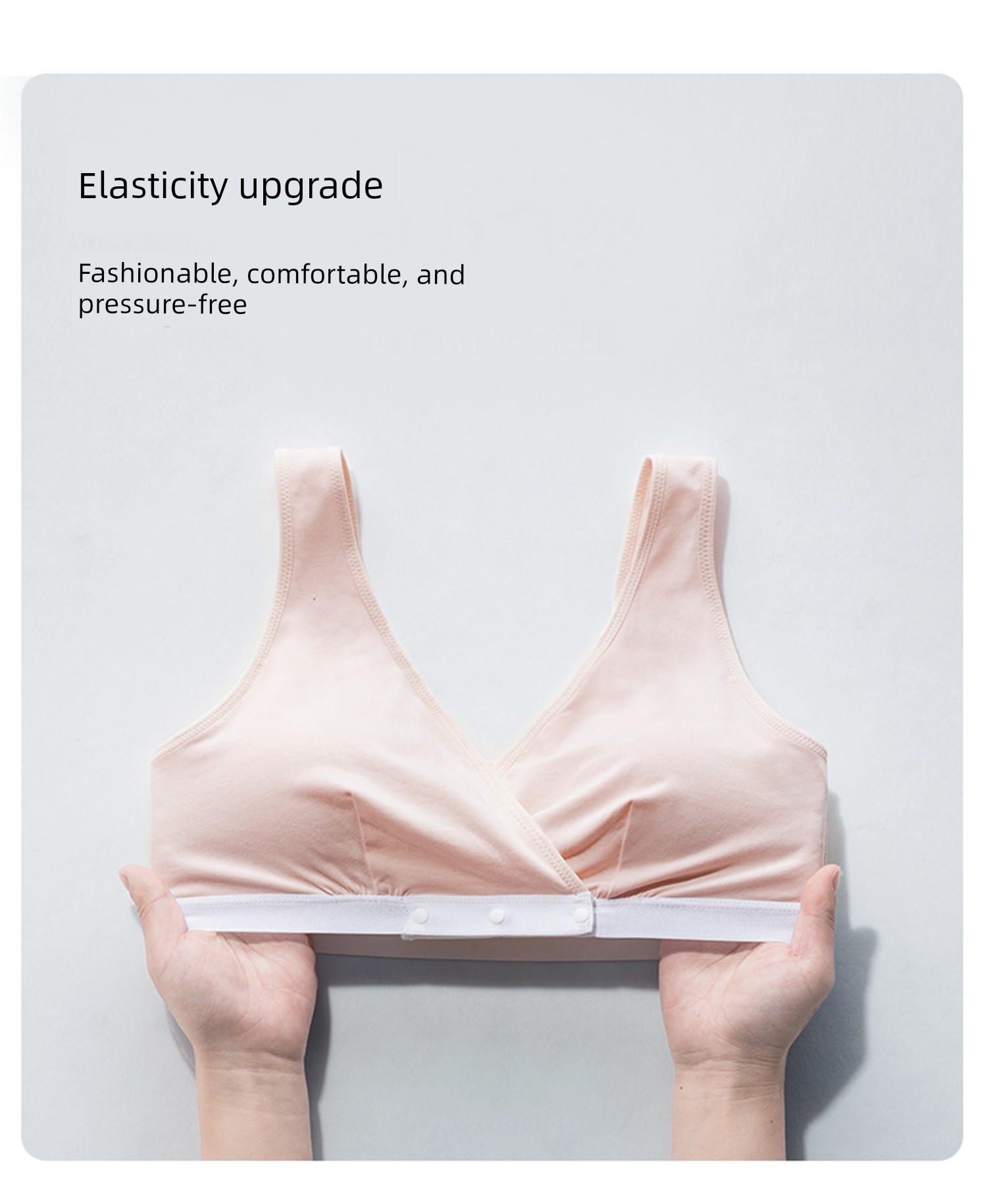 Cross-Type Special Front Buckle Sleep Cotton Breastfeeding Intimates — 12