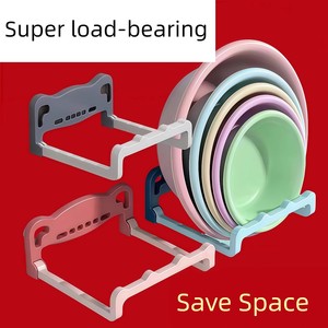 Foldable Wall-Mounted Washbasin Rack Bathroom Punch-free Storage Rack Bathroom Toilet Bath Foot Basin Storage Drain Rack