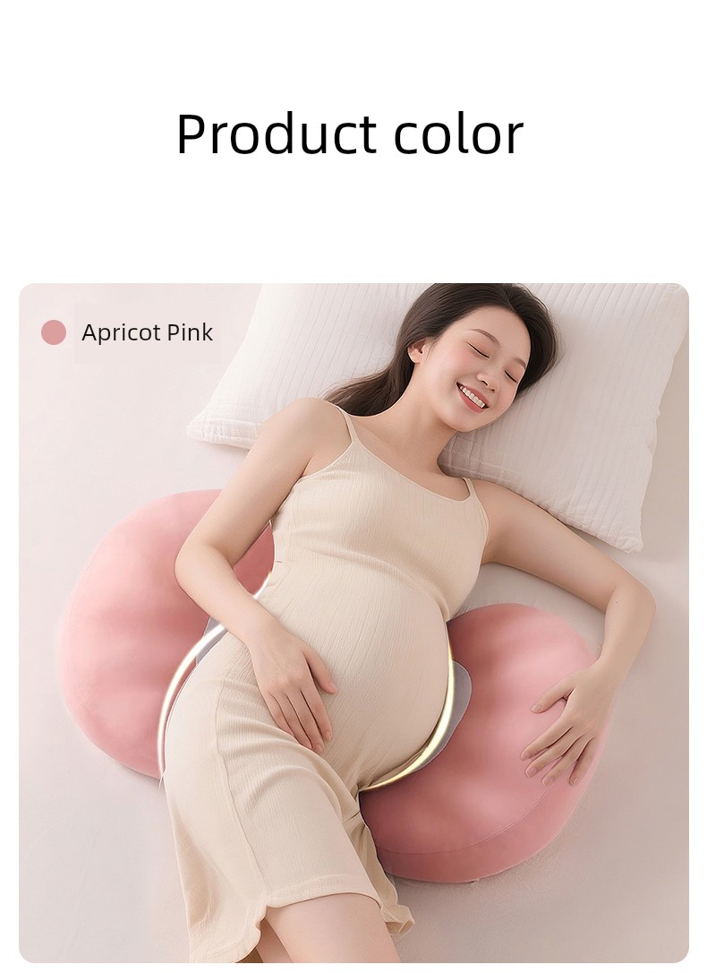 Domibaby Pregnancy Pillow, Waist Support Side Sleeping Pillow, Belly Support U-Shaped Pillow, Special Pillow for Sleeping during Pregnancy, Shell Pillow — 16