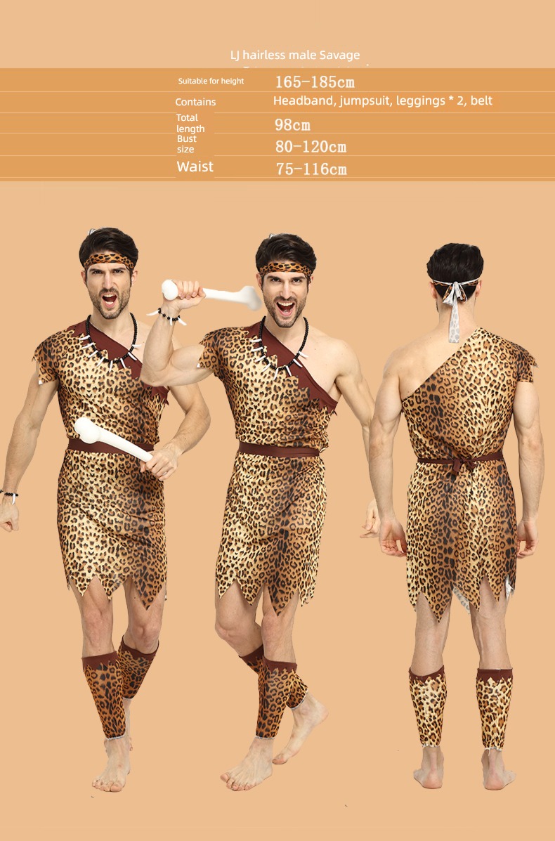 aboriginal The Humans Indian Leopard Print Halloween clothing