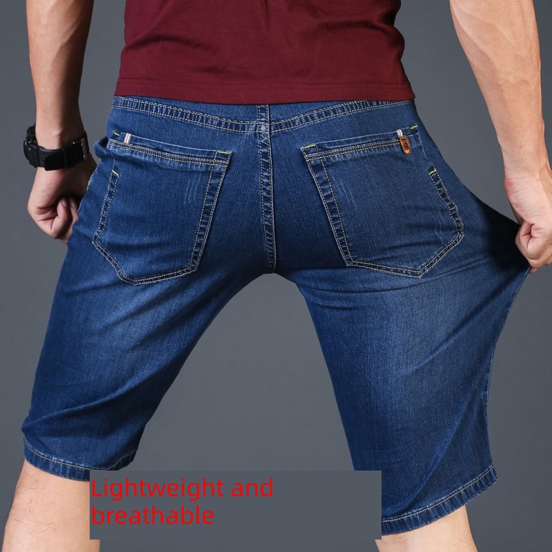 full marks summer Thin money elastic foreign trade Fattening Men's trousers