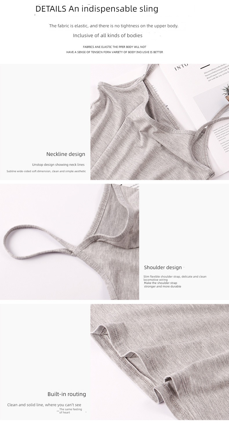 modal  Spring and summer suit Self-cultivation camisole vest