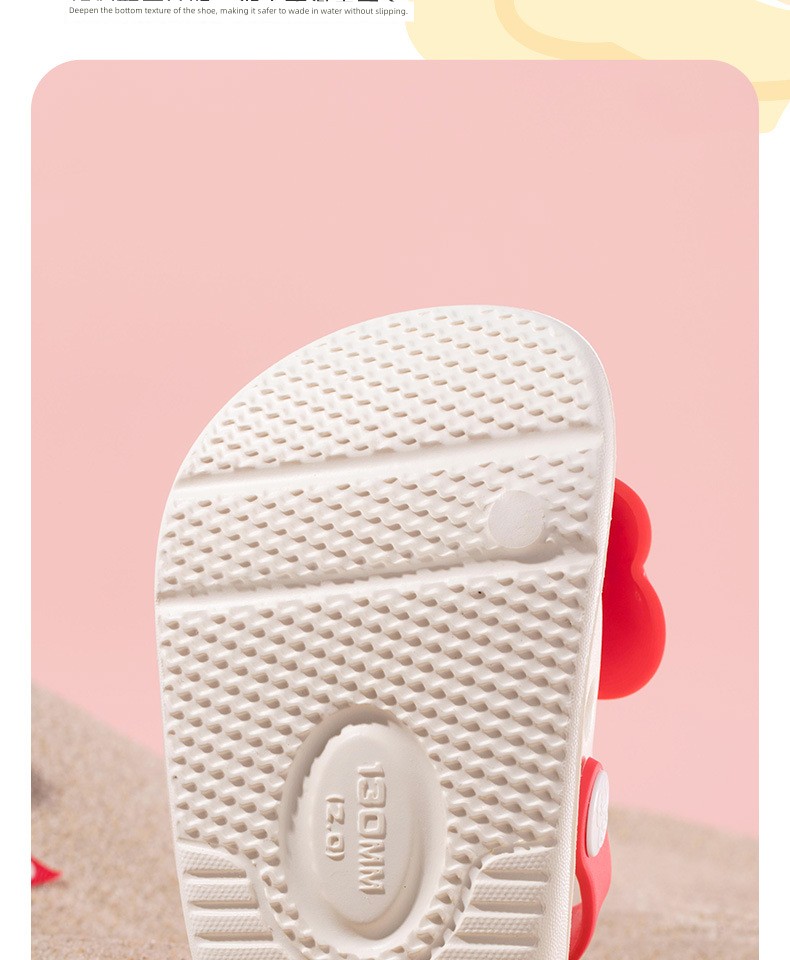 Japanese Imported Summer New Children's Slippers, Cute Cartoon Soft-Soled Indoor and Outdoor Strap-On Children's Clogs — 12