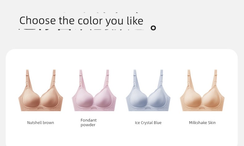 [Clearance] 129.9 Choose Any 2 Pieces October Crystal Maternity Nursing Bra Plus Size Breathable Postpartum Bra — 20