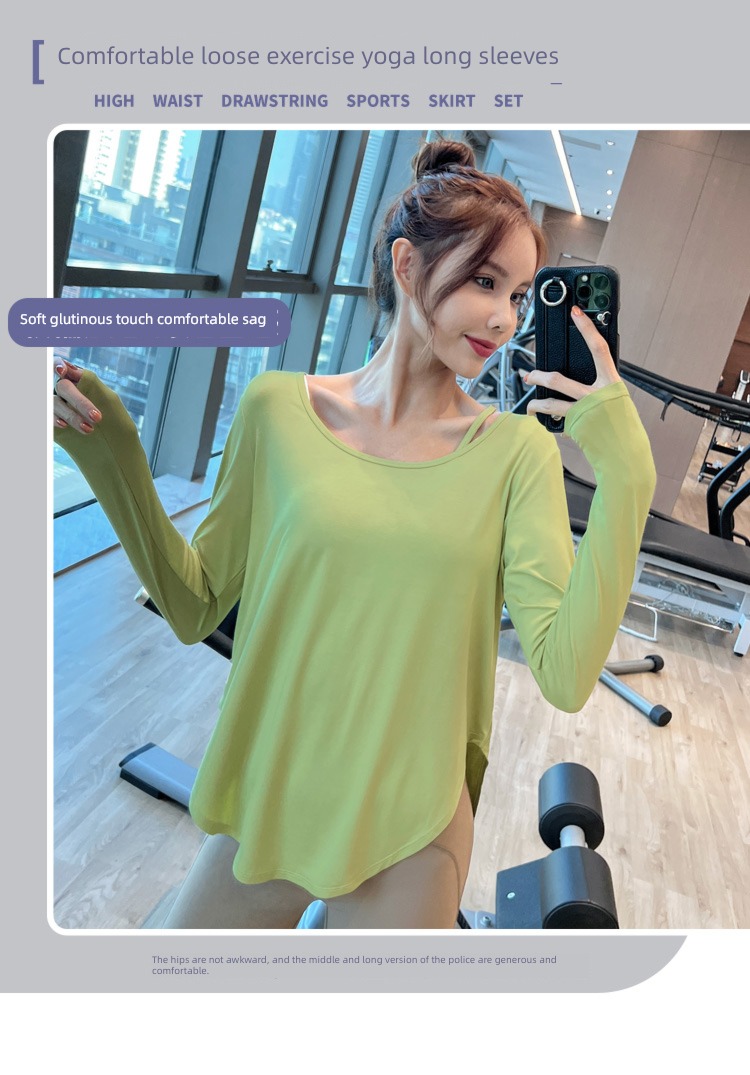 Big size easy Show thin female smock Long sleeve motion jacket