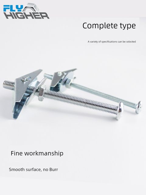 Iron aircraft expansion screwca flower clip gypsum board prefabricated board hollow brick anchor bolt umbrella type expansion hook