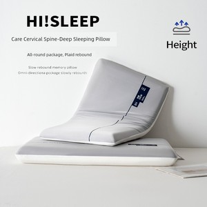 Memory Foam Pillow for a Hotel Memory Pillow Cervical Support Neck Pillow Pillow for Adult Men and Women Neutral