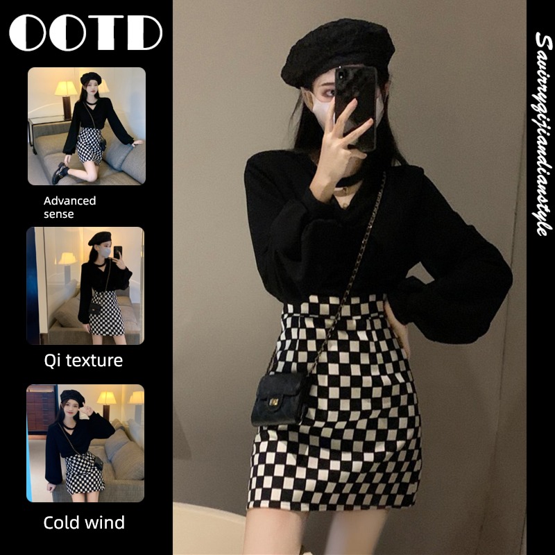 early autumn Wear Little fragrance Two piece suit