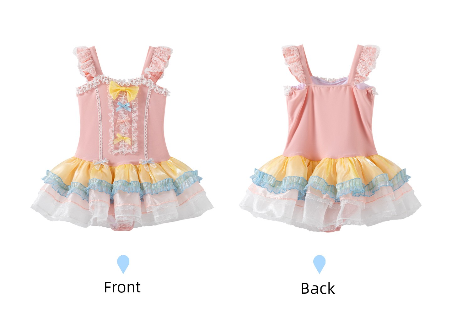66 Princess Children's Clothing Girls' One-Piece Swimsuit 2026 New Model Children's Stunning Swimwear Sweet Girls' Swimwear — 10