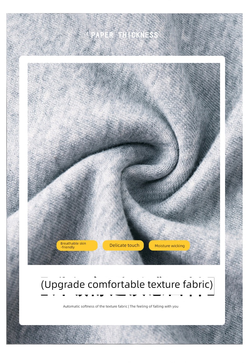 Pure cotton knitting Broad leg Drawstring leisure time man trousers