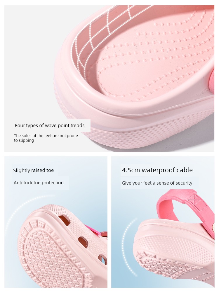 Happy Mary Outdoor Children's Sandals for Girls, Summer Soft Beach Shoes, Boys' Slippers for Older Kids — 3
